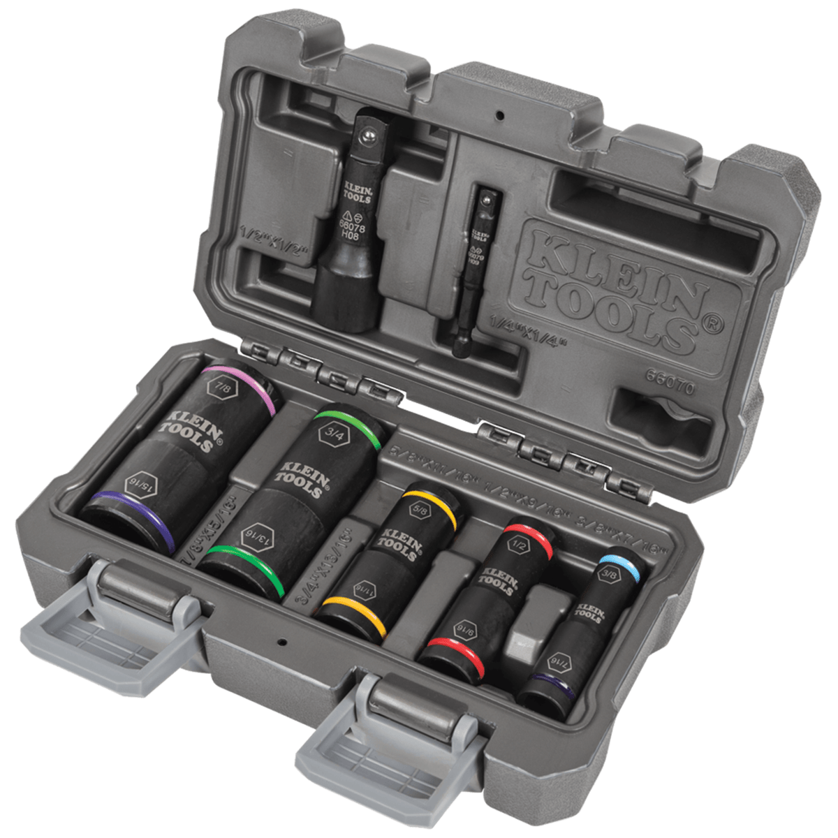 Klein® Tools Flip Impact Socket Set, 7-Piece