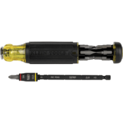 Klein® Tools 14-in-1 HVAC Adjustable-Length Impact Screwdriver with Flip Socket