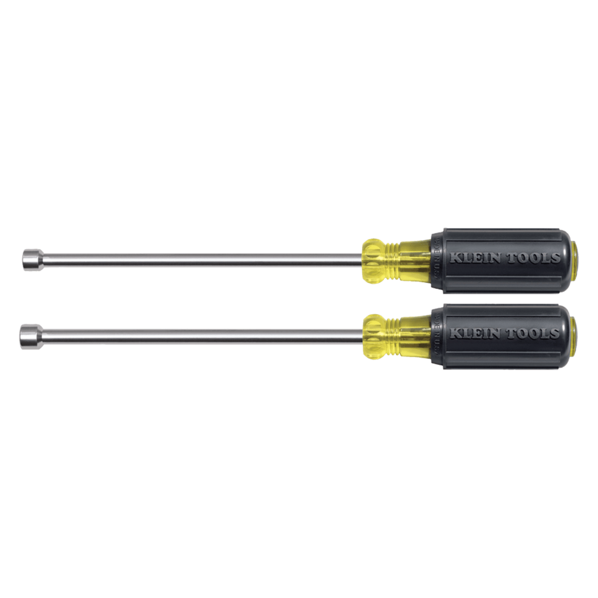 Klein® Tools Nut Driver Set, Magnetic Nut Drivers, 6-Inch Shafts, 2-Piece