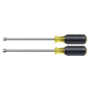 Klein® Tools Nut Driver Set, Magnetic Nut Drivers, 6-Inch Shafts, 2-Piece