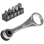 Klein® Tools Slim-Profile Mini Ratchet Set, 5-Piece