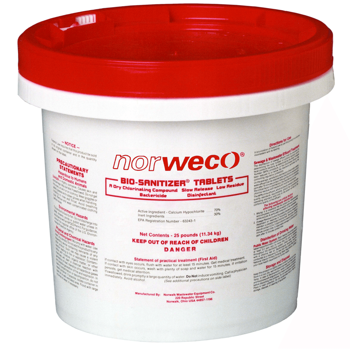 45 lbs. of Bio-Sanitizer Tablets