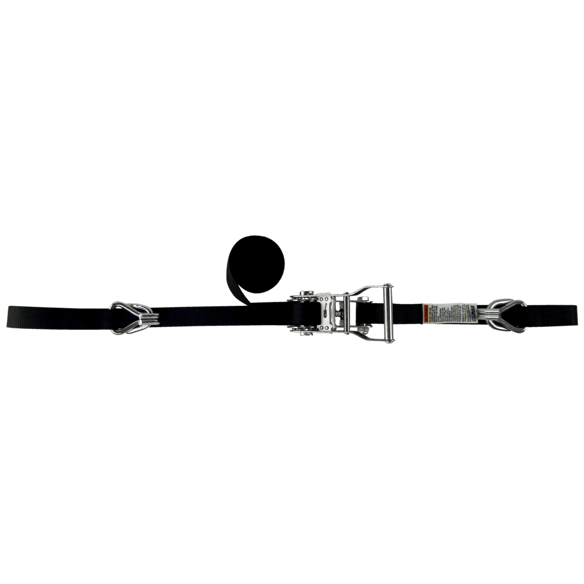 Lift All 1" X 15' Hook & Keeper Series 1,000 Load Hugger Polyester Ratchet Tiedown, 6A105