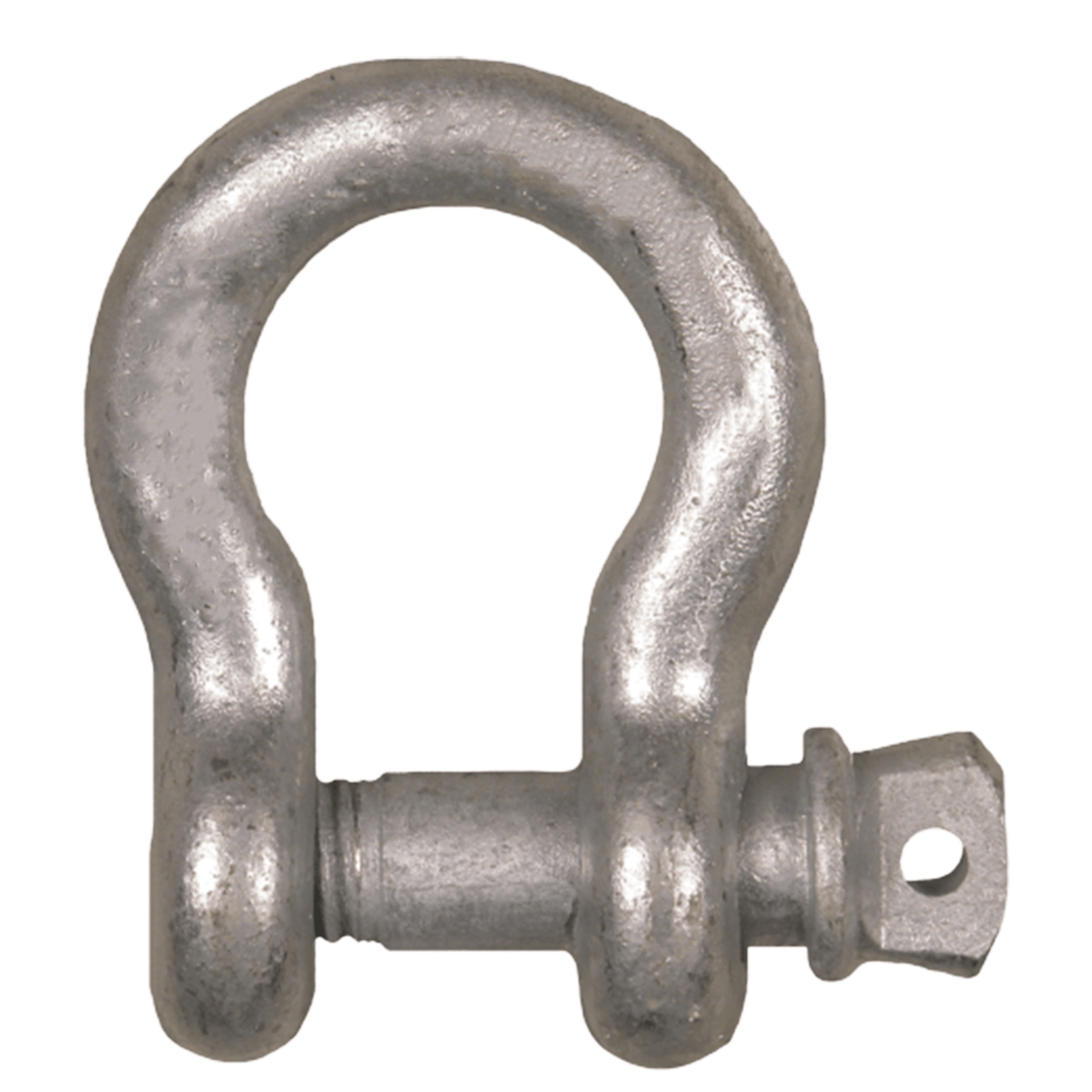 Lift All 1" Import Carbon Galvanized Screw Pin Anchor Shackle, 1SPASI