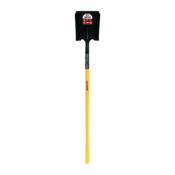 Kenyon 14 Ga. Double Rivet #2 Square Point Shovel, 48" Polymer Handle