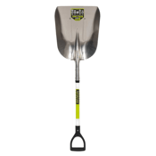 Structron Aluminum Scoop Shovel, 29" Poly-D Grip Handle