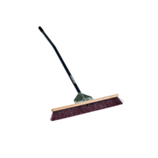 Seymour Industrial 24" General Purpose Broom, 60" Ergonomic Blue Aluminum Handle