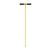 Structron 48" Yellow Fiberglass Soil Probe, Cast Metal Tip, T-Cushion Grip