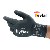 HyFlex 11-541 Cut-Resistant Gloves Cut Protection Level A4, Size S, 7.0 cm Palm Width