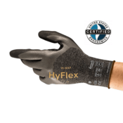 HyFlex 11-937 Oil-Repellent Three-Quarter Coating Work Gloves, Cut Protection Level A2, Size S