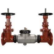 Zurn 2-1/2" 350AST Double Check BFP w/Grooved End Butterfly Gate Valves, 212-350ASTBG