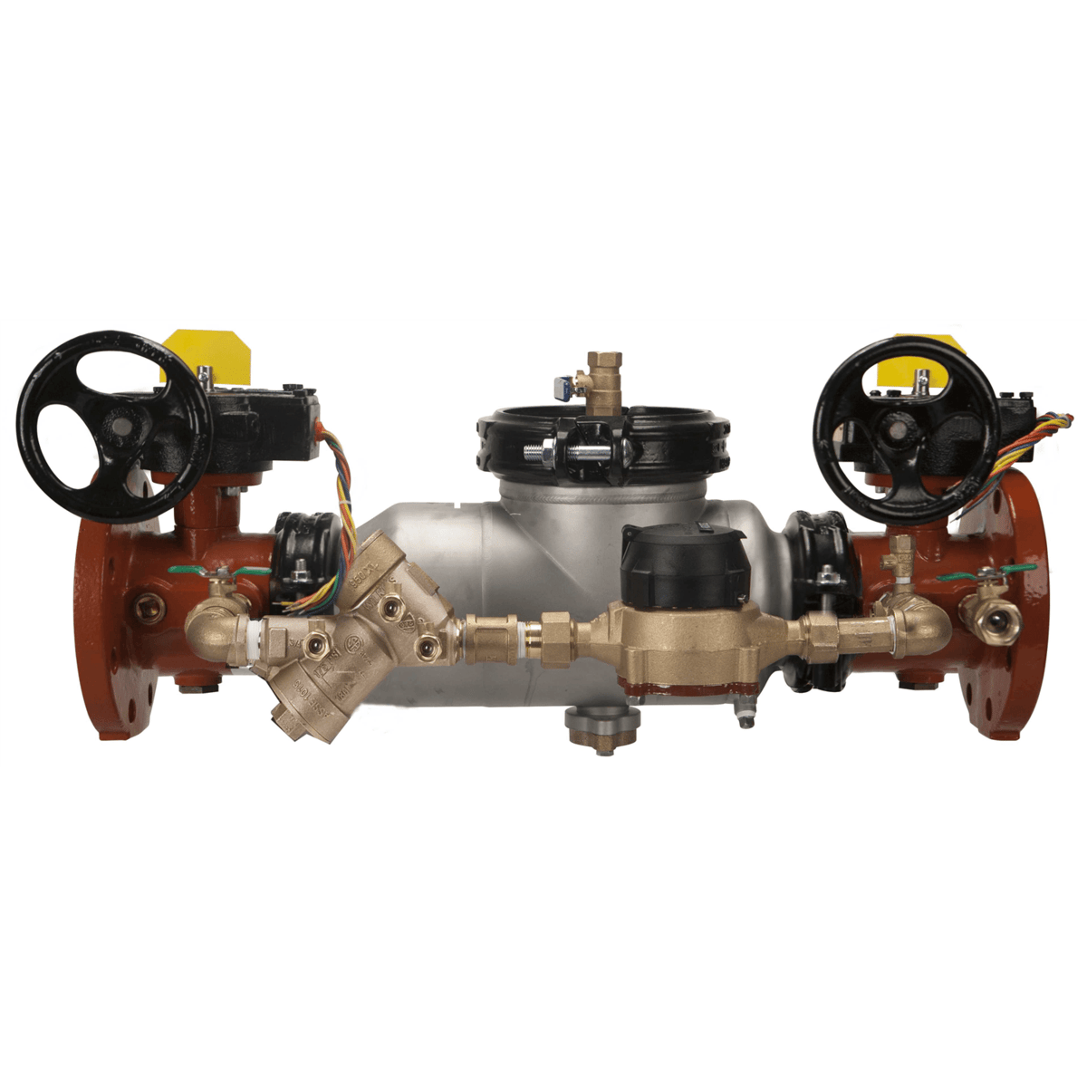 Zurn 8" 350ASTDA Double Check Detector BFP with Post Indicator & OS&Y Gate Valves, 8-350ASTDAOSYPI