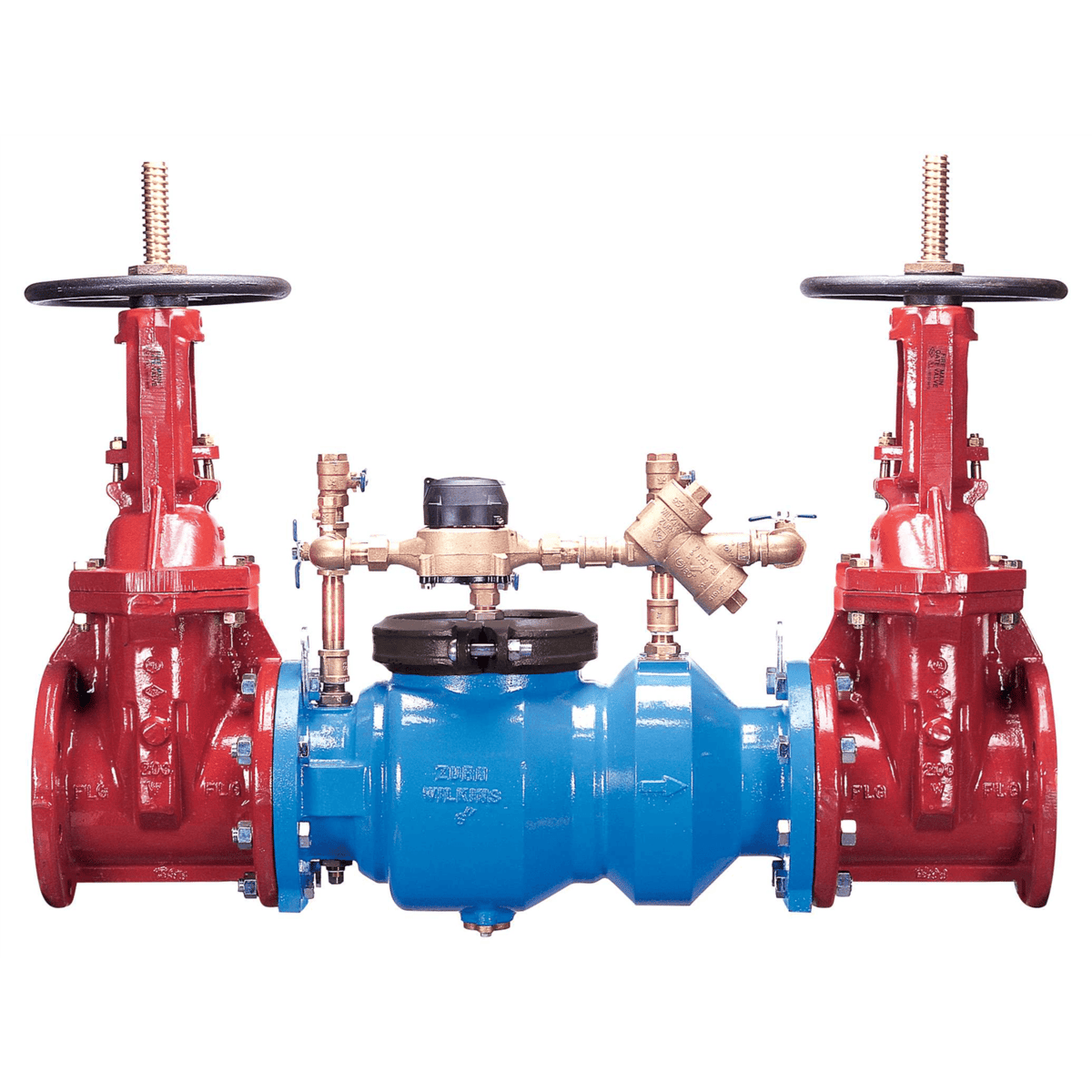 Zurn 8" 350DA Double Check Detector Backflow Preventer, 8-350DA