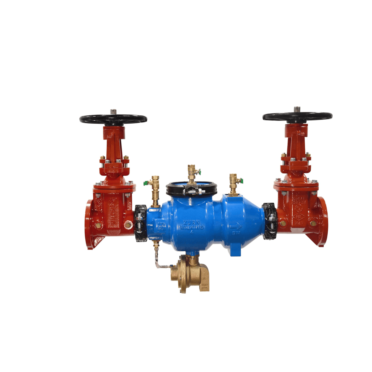 Zurn 8" 375 Reduced Pressure Principle Backflow Preventer with OS&Y Gate Valves, 8-375OSY