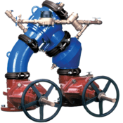 Zurn 8" 450DA Double Check Detector Backflow Preventer, 8-450DA