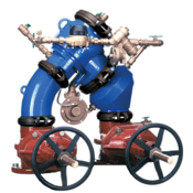 Zurn 8" 475DA Reduced Pressure Detector Backflow Preventer, 8-475DA