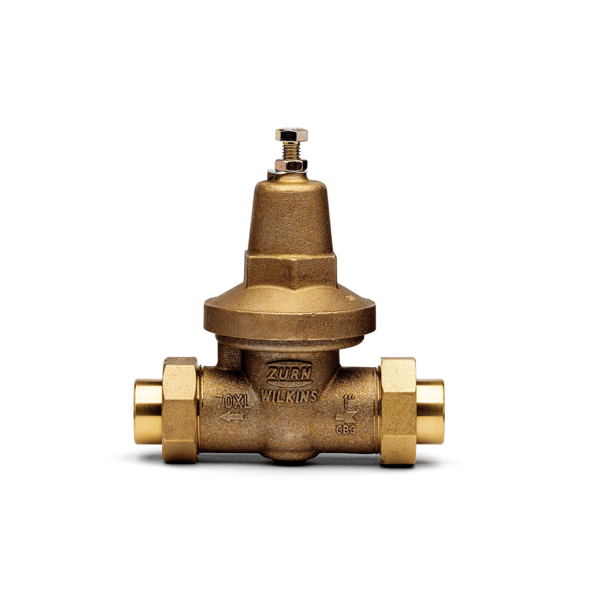 Zurn 1" 70XL Pressure Reducing Valve with Double Union FNPT Connection, 1-70XLDU