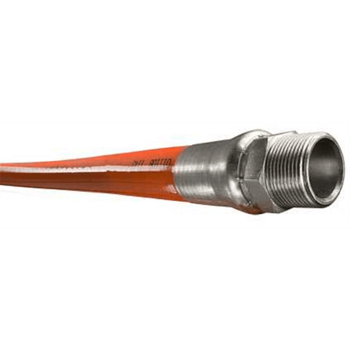 Piranha SPOR Series 2500 PSI Orange Sewer Cleaning Hose Assy, 1" x 300', Ends MNPT, SPOR-MM16X300