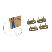 Abbott Rubber 201 Stainless Steel Buckle 5/8" Wide, 100 Pieces, BC-255