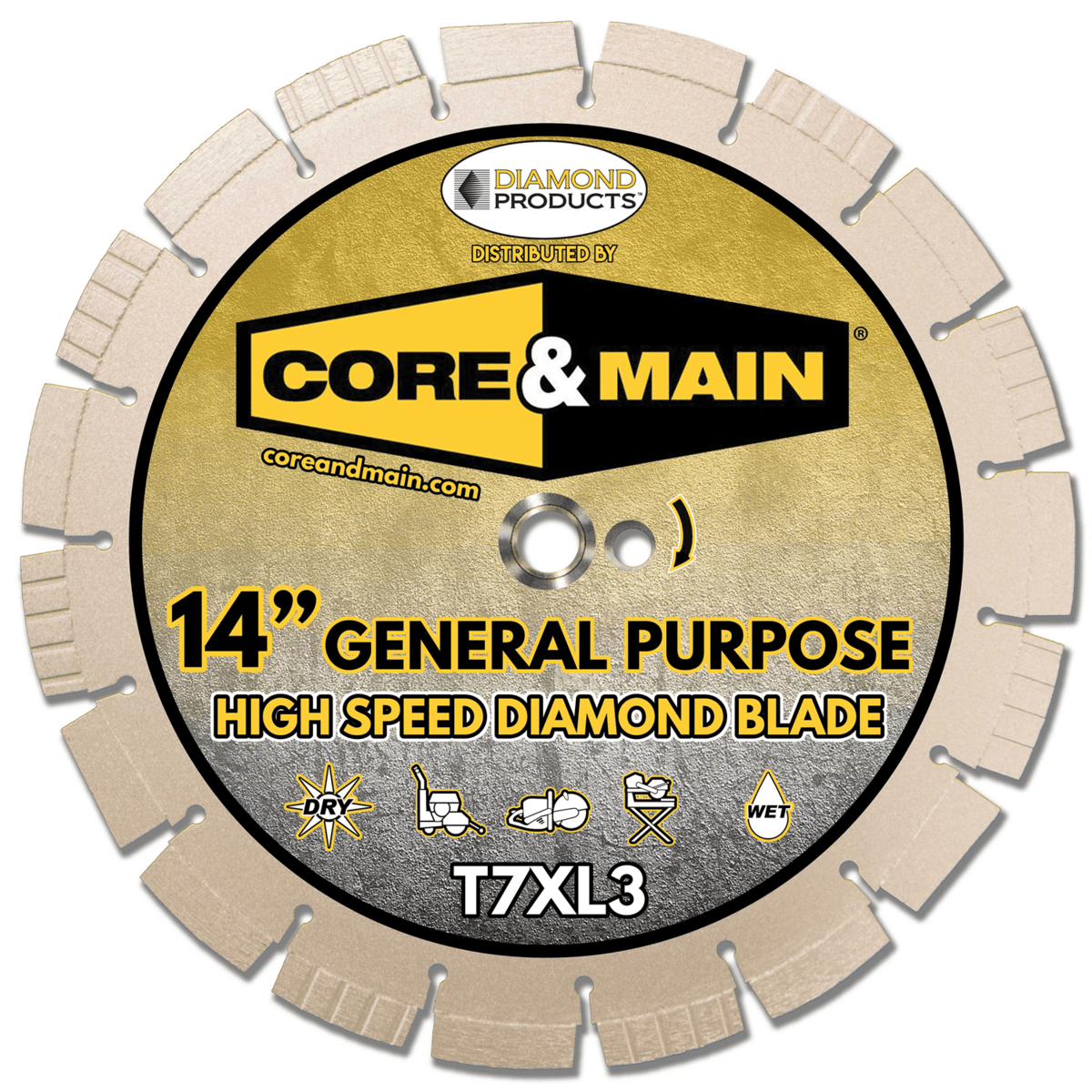 Core & Main 14" General Purpose Fast Cutting High Speed Blade