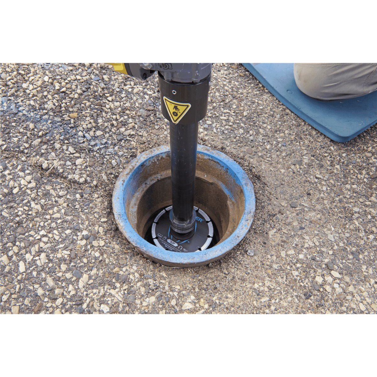 HydroVerge Kerf Cutter Gate Valve Box Repair Tool & Accessories, DeWalt Motor, Cordless Version