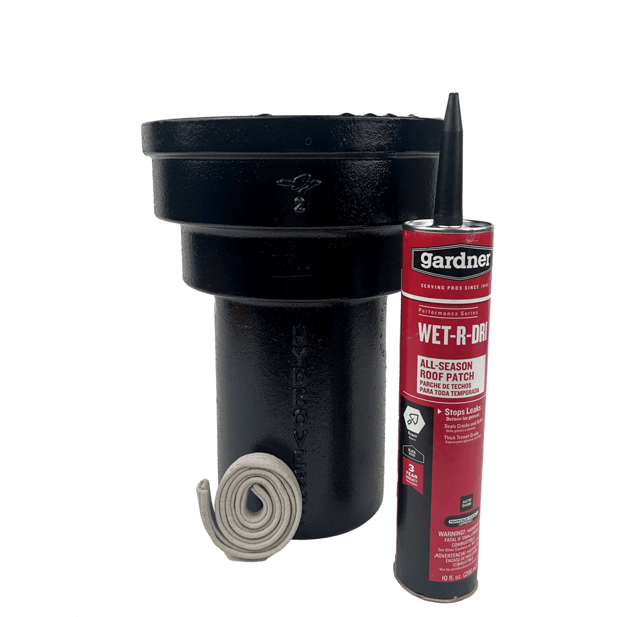 HydroVerge Kerf Cutter Valve Box Insert Replacement Top w/ Cutting Wheel, Black Jack and O-Ring
