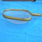 Nycon Products® Aluminum Prof. Skimmer 13"x14" Frame, 5" Handle, Fine Aluminun Mesh Bag 4" Depth