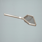Nycon Products® Aluminum Tank Net 8"x6" Frame, 5" Handle, Blak. 1/4" Ployester Bag 3" Depth