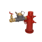 Zenner FHZ25 Fire Hydrant Meter w/ Gate Valve, Gallons, FHZ25SUS-GV