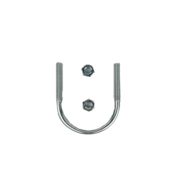 UPSCO® U-Bolt 1/4- 20 UNC, NPS 1-1/2 x 2 5/8 w/ 2HH Nuts U42770