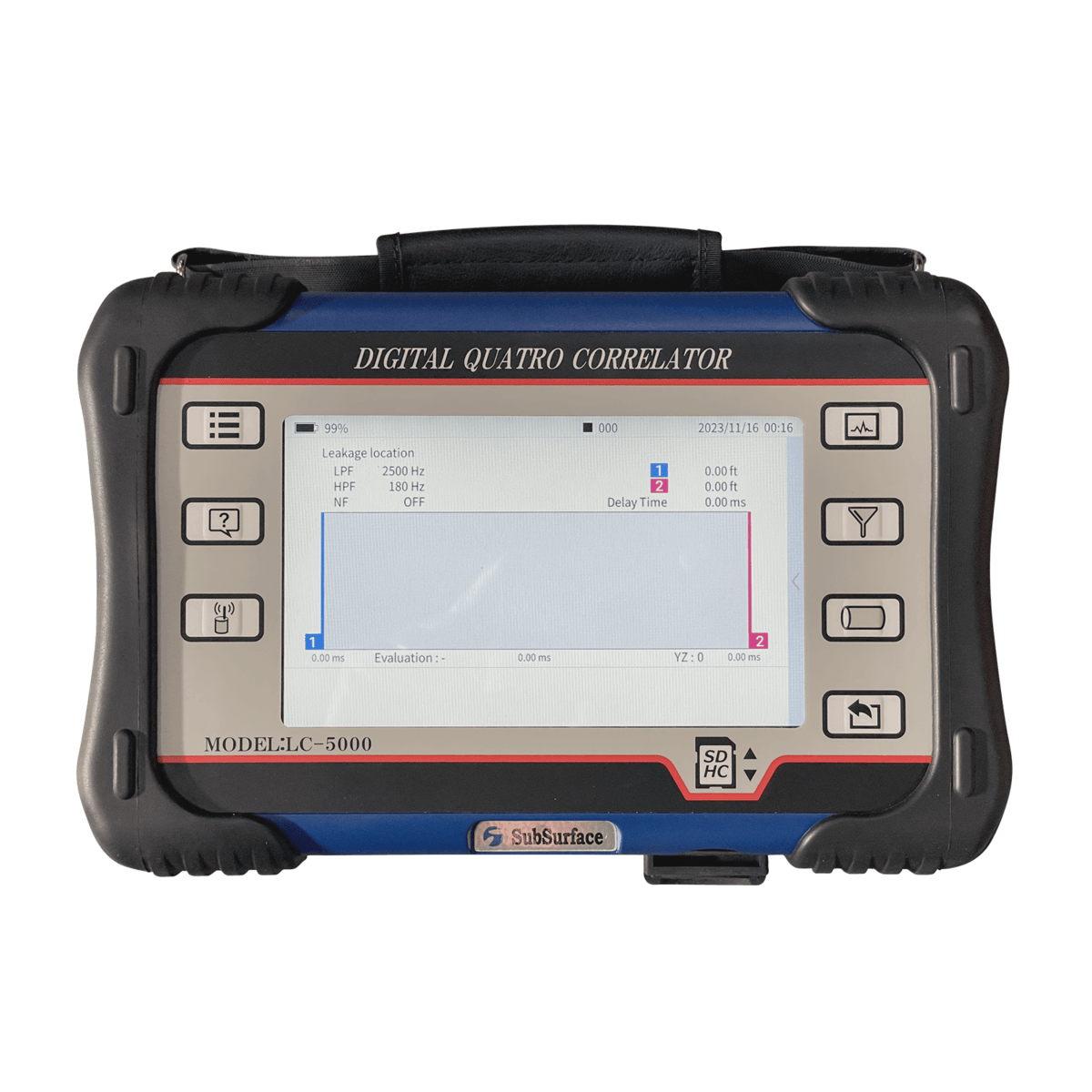 SubSurface Instruments® LC-5000 Quatro Leak Noise Correlator and Logger