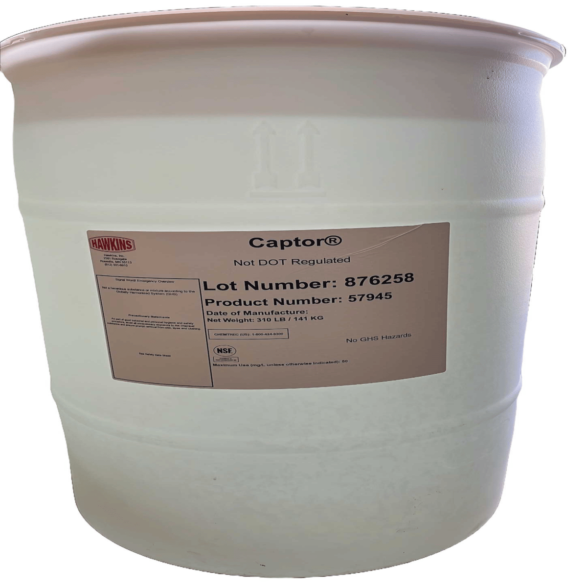 Captor® Calcium Thiosulfate Dechlorination Liquid, 30 Gallon