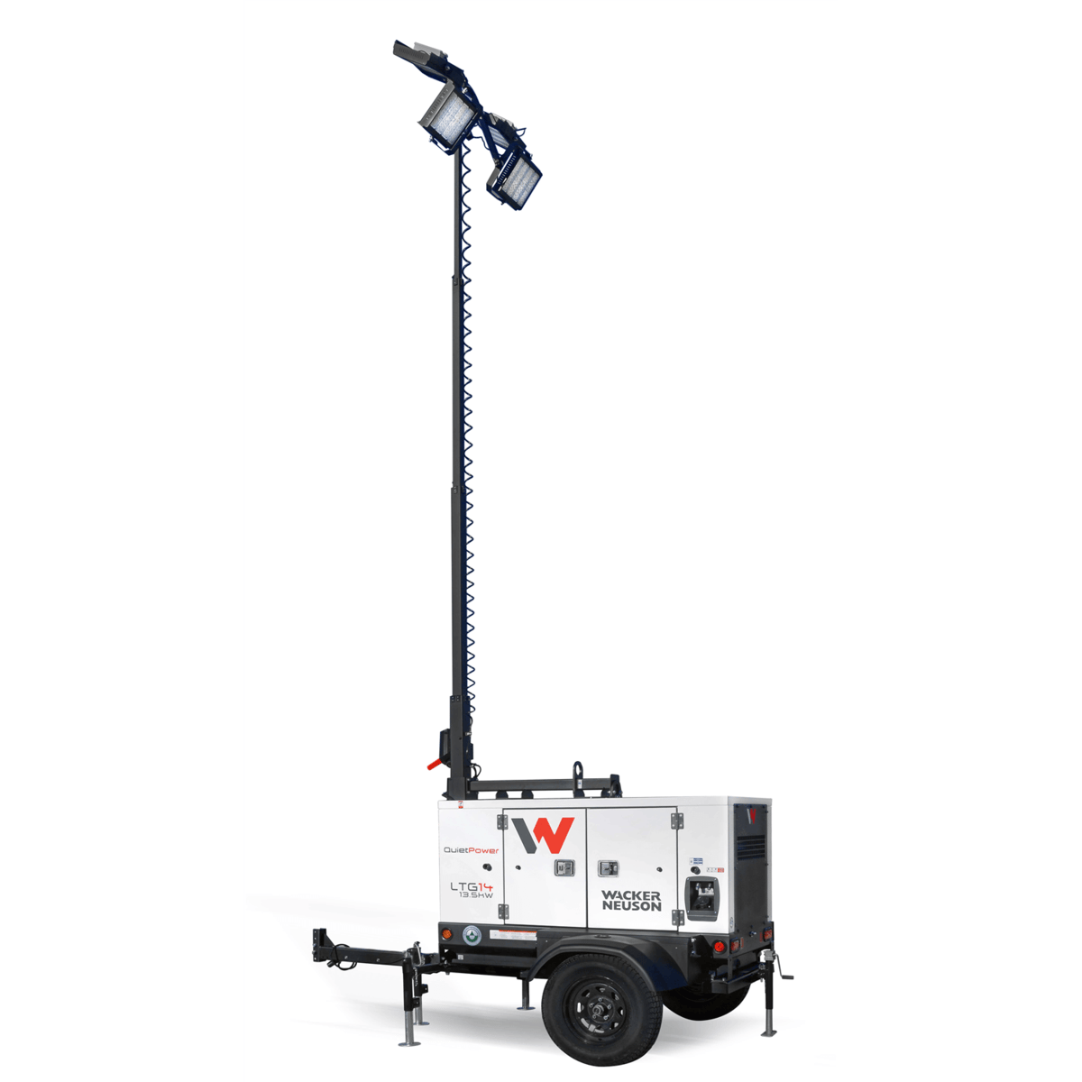 Wacker Neuson Light Tower Generator Combo, 13.5kW, LED, LTG14