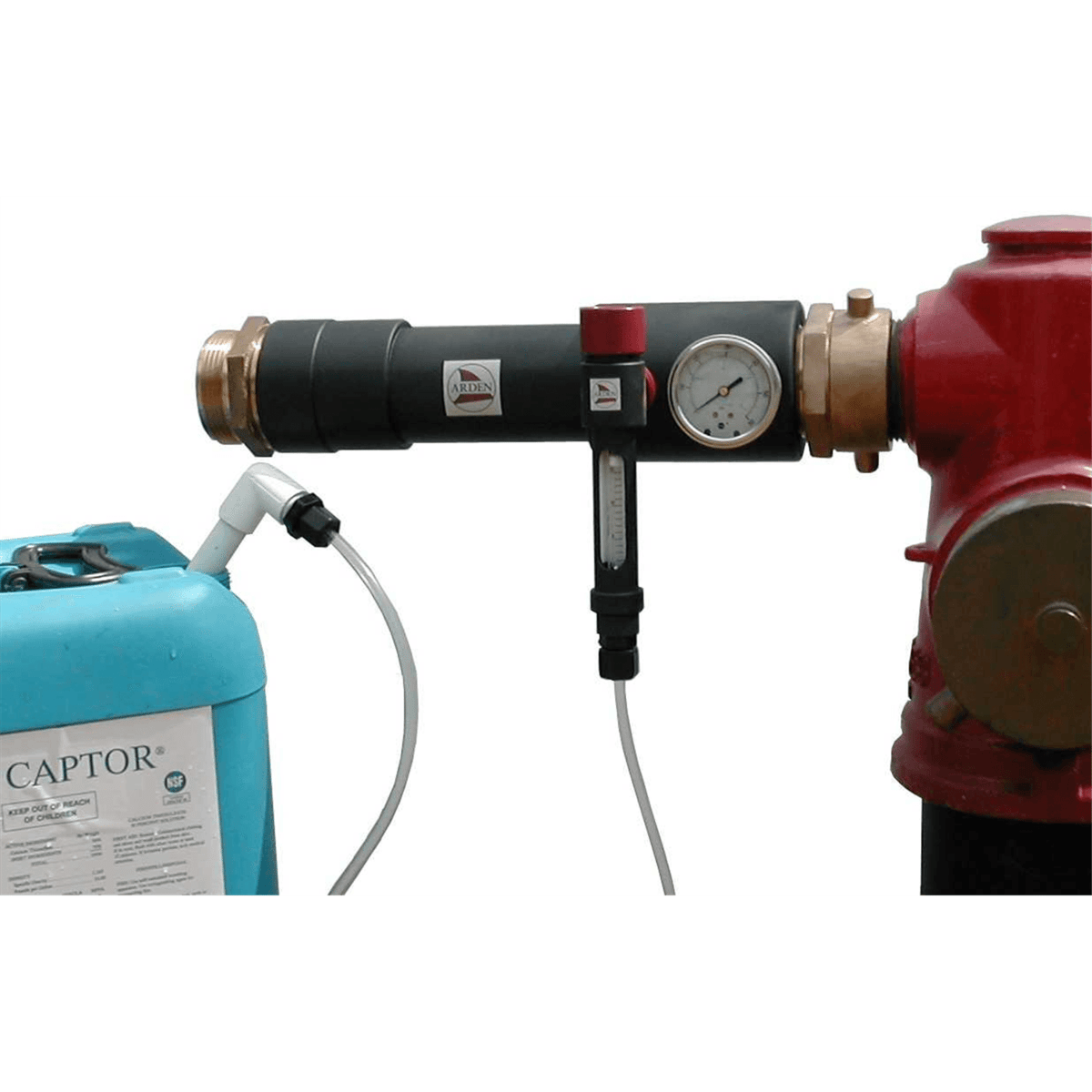 Arden Industries Dechlorination Bazooka, Liquid Feed, 4" NST Fitting