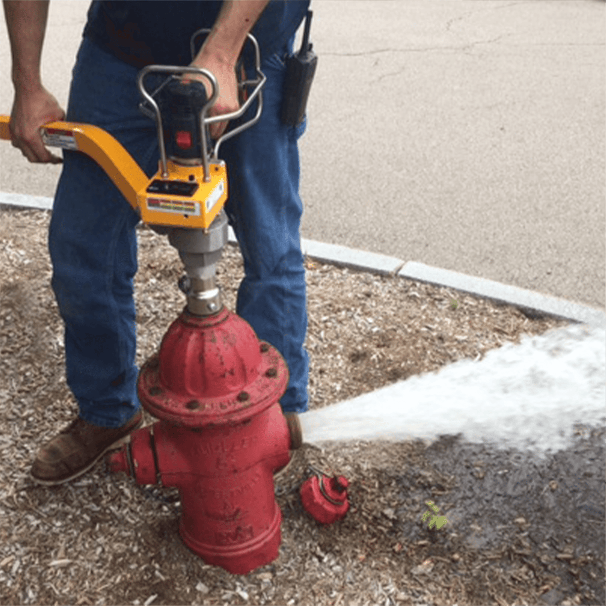 U.S. SAWS Portable Battery Operated Valve Exerciser Package - Hydrant Kit, US75001