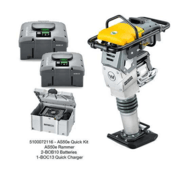 Wacker Neuson™ AS50e Quick Kit, AS50e Battery Rammer, (2) BOB10, BOC13