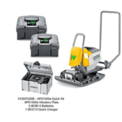 Wacker Neuson™ APS1550E Quick Kit, 20", 169lbs, (2) BOB14, BOC13