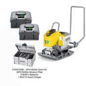Wacker Neuson™ APS1550We Quick Kit, 20", Water Tank, 181lbs, (2) BOB14, BOC13