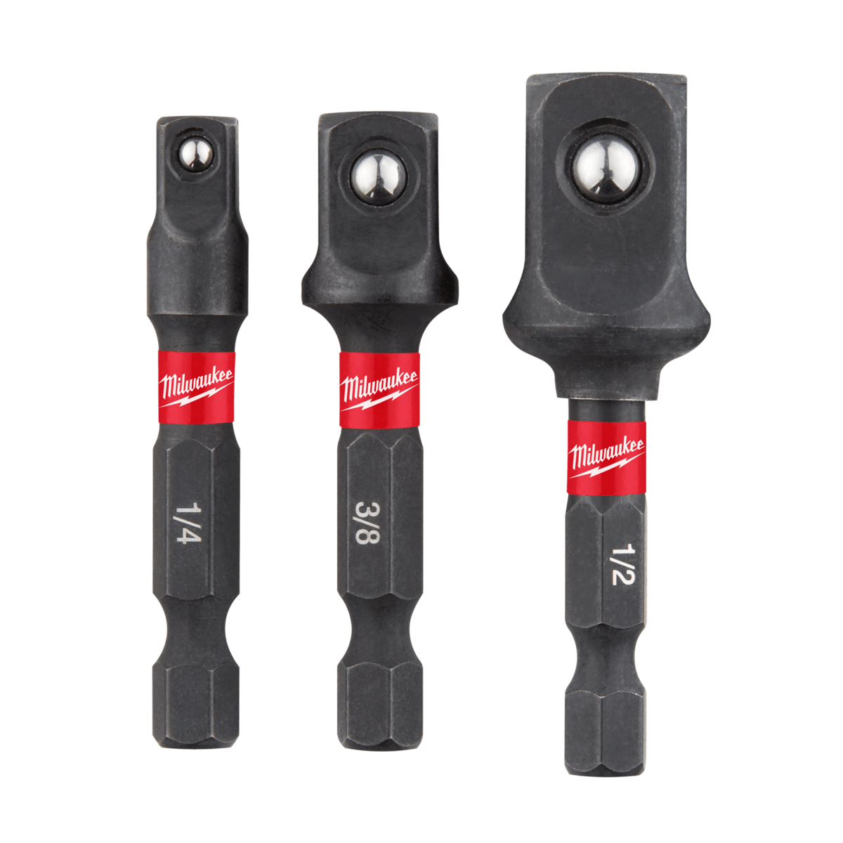 MILWAUKEE® SHOCKWAVE™ Impact Hex Shank Socket Adapter Set