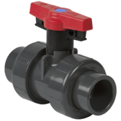 Spears® 2-1/2" True Union 2000 Industrial PVC Ball Valve, EPDM, Socket,1822-025