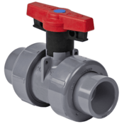 Spears® 2-1/2" True Union 2000 Industrial CPVC Ball Valve, EPDM, Socket,1822-025C