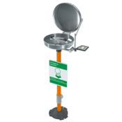 Guardian® Eyewash, Pedestal Mounted, Stainless Steel Bowl w/ Cover G1825BC
