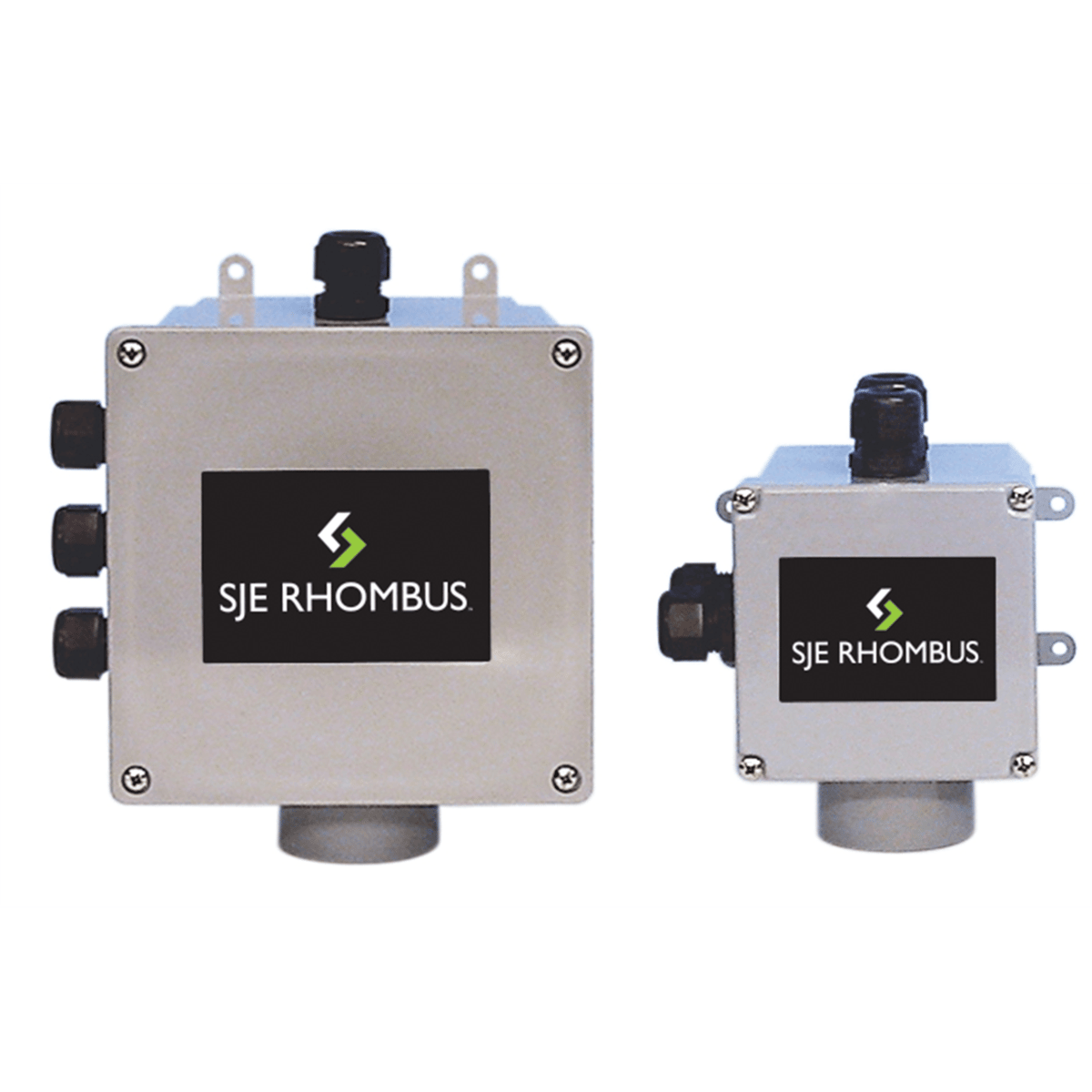 SJE Junction Box, JB664-2H-5R8 Duplex (use w/small HP pump), 6"x6"x4", 2" Hub size