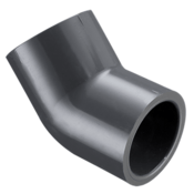 Spears Schedule 80 PVC 45 Degree Elbow‚ 1-1/2" Slip x Slip, 817-015