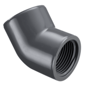 Spears Schedule 80 PVC 45 Degree Elbow‚ 1-1/2" Threaded, 819-015