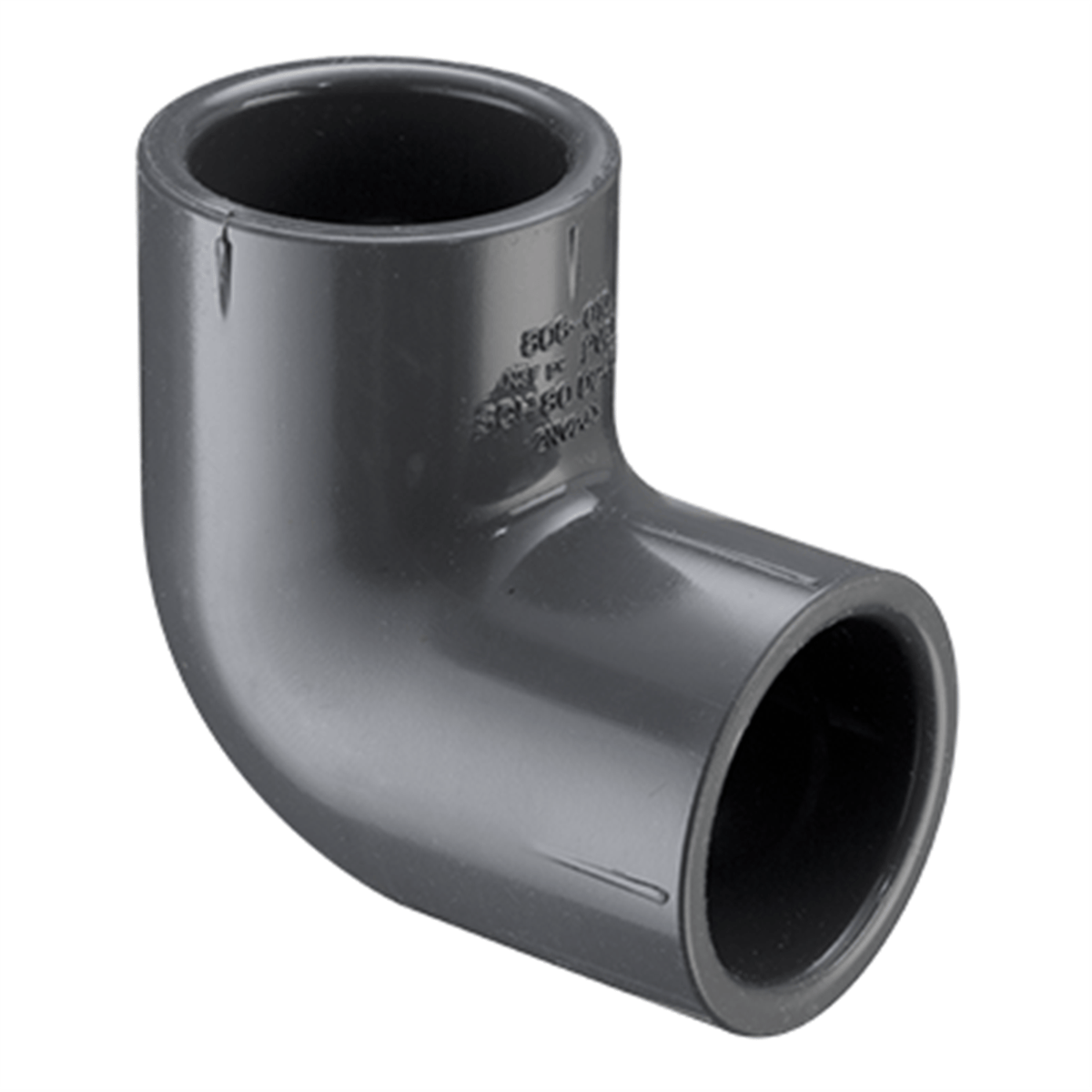 Spears Schedule 80 PVC 90 Degree Elbow‚ 1-1/2" Slip x Slip, 806-015
