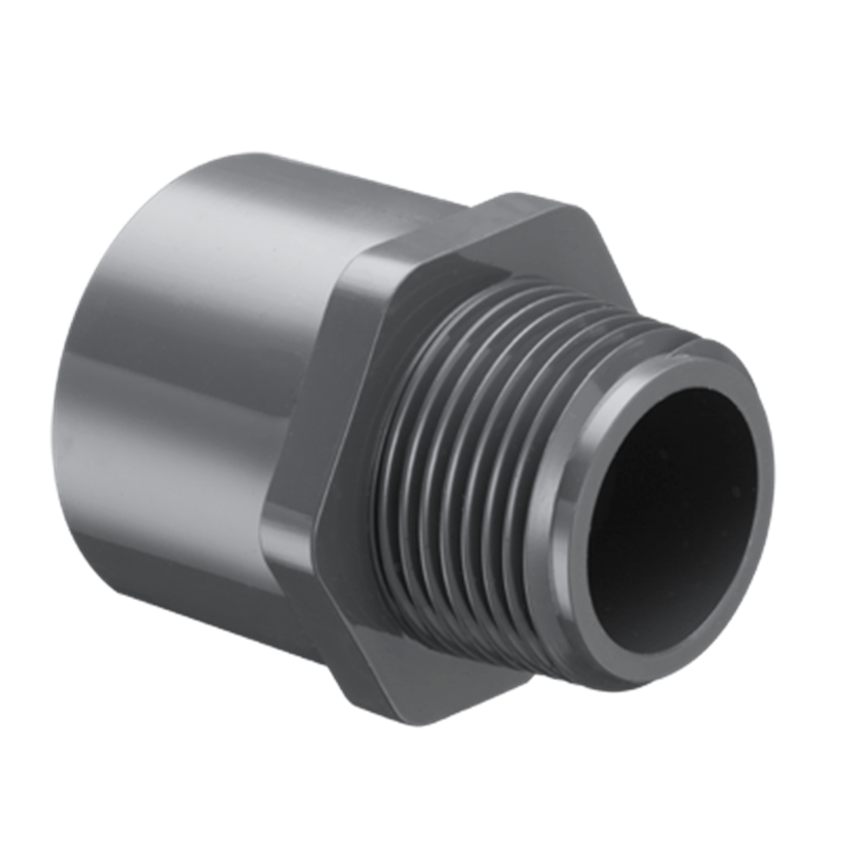 Spears Schedule 80 Male Adapter‚ 1", MIPT x Slip, 836-010