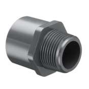 Spears Schedule 80 Male Adapter‚ 1", MIPT x Slip, 836-010
