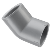 Spears Schedule 80 CPVC 45 Degree Elbow‚ 1-1/2" Slip x Slip, 817-015C