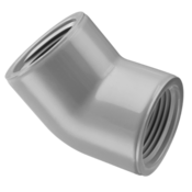 Spears Schedule 80 CPVC 45 Degree Elbow‚ 1-1/2" Threaded, 819-015C